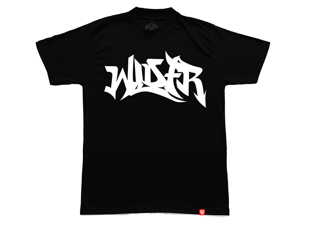 GRAFFITI TYPEFACE BLACK TSHIRT