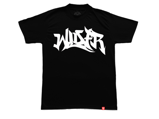 GRAFFITI TYPEFACE BLACK TSHIRT